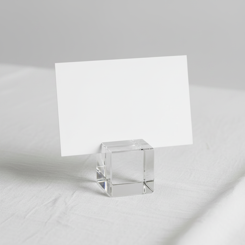 Soportes de mesa cuadrados. 3 x 3 x 3 cm - 4 uds - Klimer