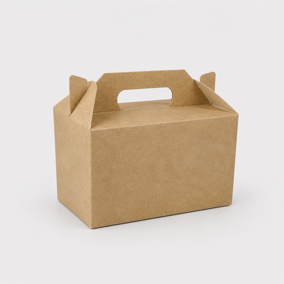 Caja de cartón kraft para picnic. 15 x 22 x 14 cm - 100 Uds. - Klimer
