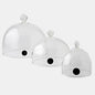 Campana para ahumar de borosilicato rubi con valvula. Varias medidas - 6 Uds. - Klimer