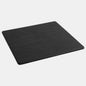Plato cuadrado melamina Africa negro. Varias medidas - 6 Uds. - Klimer