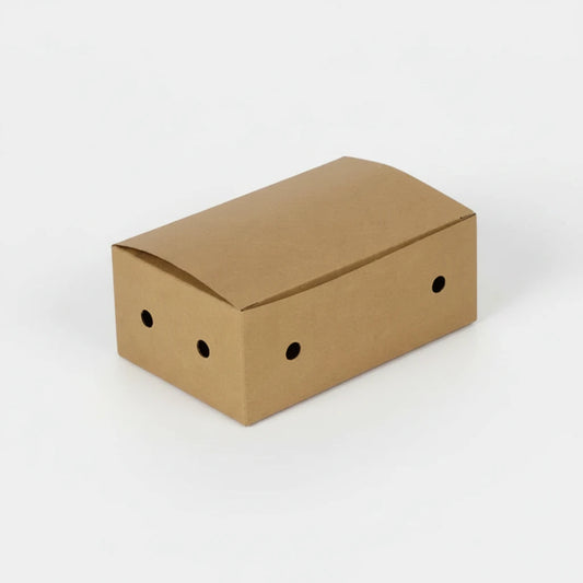 Caja de cartón con ventilación para fritos. 11.4 x 7.3 x 4.5 cm - 500 uds. - Klimer