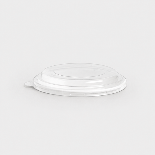 Tapa RPET para envase cartón kraft microondable - 300 Uds - Klimer