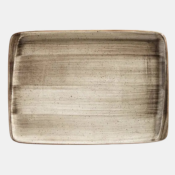 Fuente rectangular Porcelana Terrain Moove. Varias medidas y Uds. - Klimer