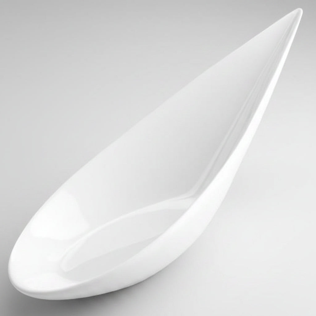 Cuchara porcelana fez. 8 x 4 x 2,5 cm - 240 uds. - Klimer