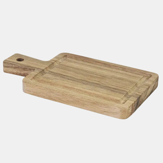 Tabla rectangular acacia. 10 x 19 cm - 12 Uds. - Klimer