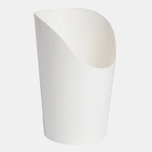 Envase para wraps cartón blanco. ø8 x 11.7. 230 ml - 1200 Uds. - Klimer
