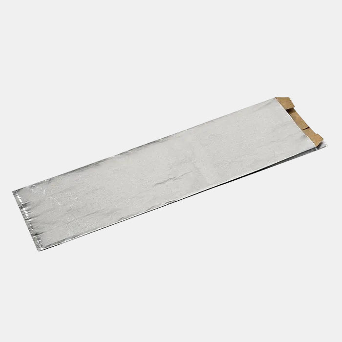 Bolsa para sandwich aluminio / kraft 22 x 9 x 4 cm - 1000 uds. - Klimer
