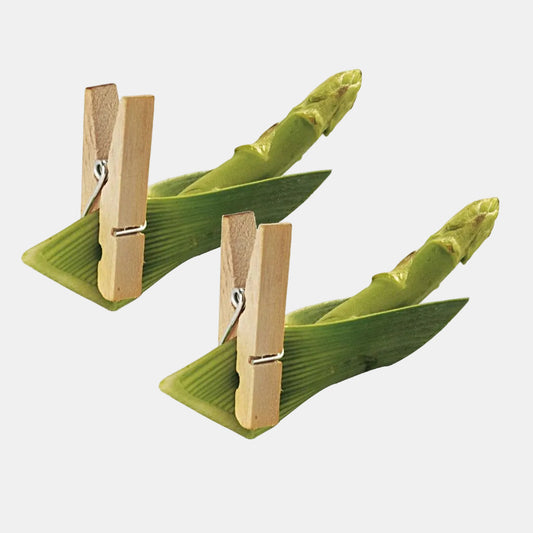 Mini pinza de madera para catering. 3,5 x 1 x 0,7 cm - 200 Uds. - Klimer