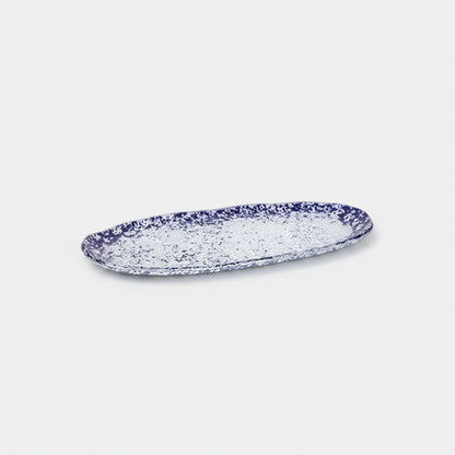 Bandeja cobalto oval Etnic. 40 x 20 x 1,5 cm - 6 Uds - Klimer