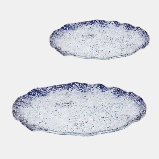 Plato cobalto redondo. ø28 x 2 cm - 4 Uds. - Klimer