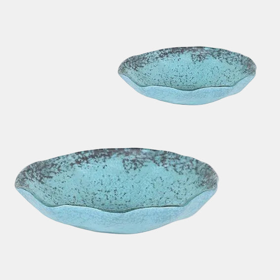 Bol turquesa. ø20 x 6 cm - 6 Uds. - Klimer