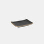 Bandeja rectangular negra marrón Stoneware. Varias medidas - 4 Uds. - Klimer