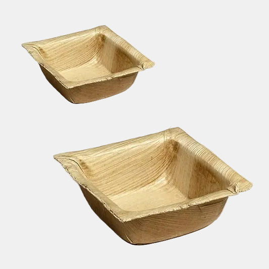 Mini bowl hoja de palma Bali. 7 x 7 cm - 600 Uds. - Klimer