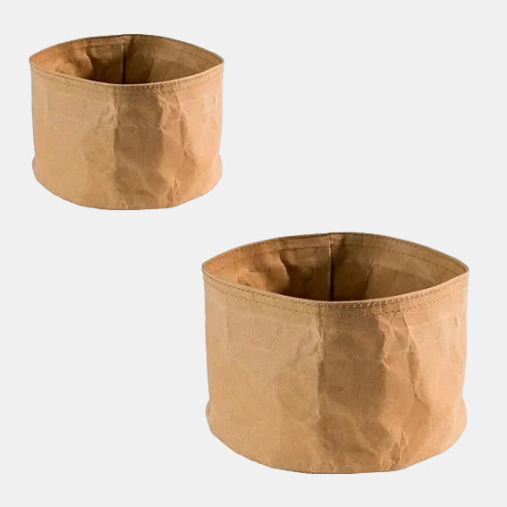 Panera paperbag beige. ø17 x 11 cm - 1 Ud. - Klimer