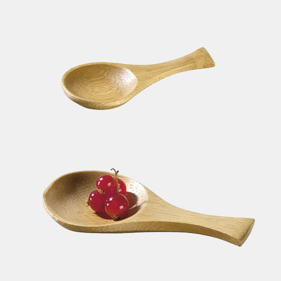 Cucharita de bambú Iwaki. 9 x 4,5 cm - 500 Uds. - Klimer