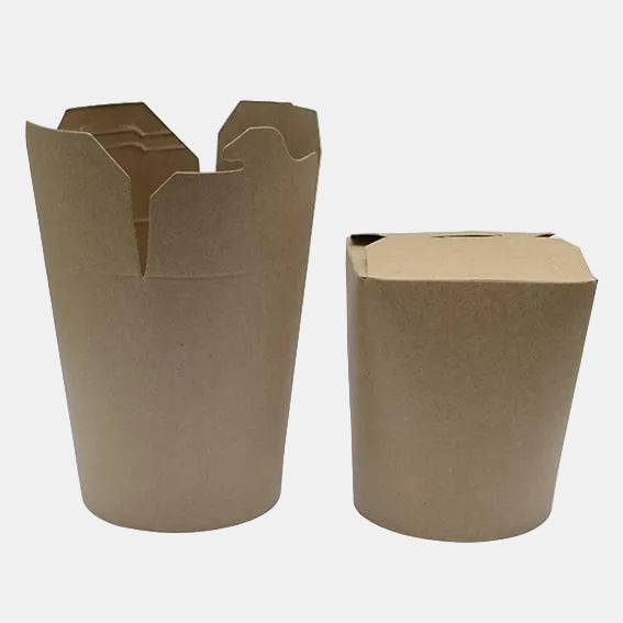 Cajas kraft redo para pasta 750 ml. 8.2 x 10 x 9.8 cm - 500 uds. - Klimer