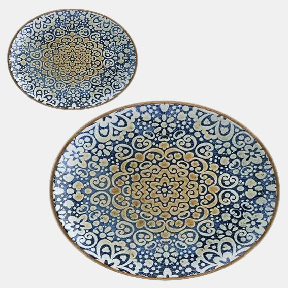 Bandeja oval porcelana Alhambra. Varias medidas y unidades. - Klimer