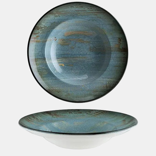 Plato rissoto porcelana Omeya. ø28 x 5,5 cm - 6 Uds. - Klimer