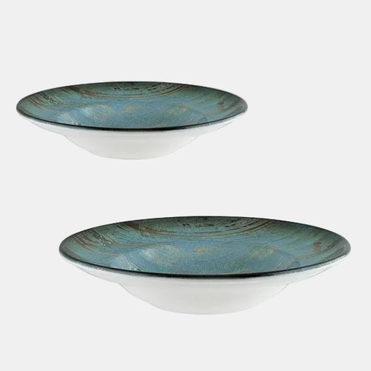 Plato hondo porcelana Omeya. ø23 x 4 cm. 100 cl - 6 Uds. - Klimer