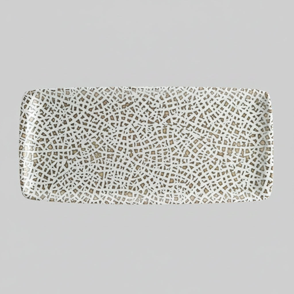 Bandeja rectangular porcelana Taipan. Varias medidas - 12 Uds. - Klimer