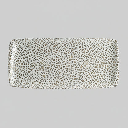 Bandeja rectangular porcelana Taipan. Varias medidas - 12 Uds. - Klimer