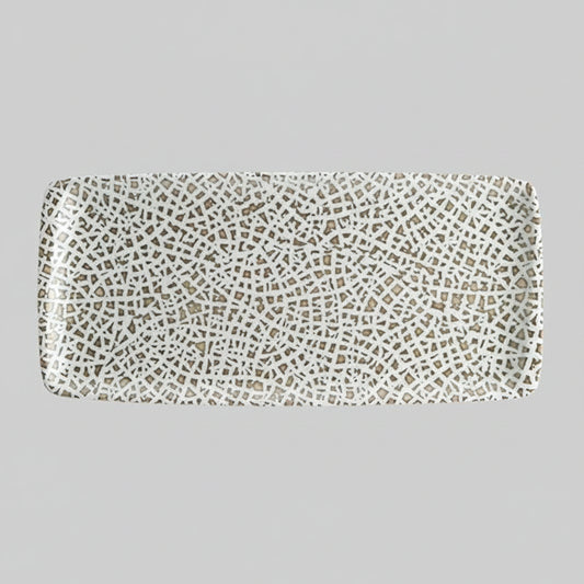 Bandeja rectangular porcelana Taipan. Varias medidas - 12 Uds. - Klimer
