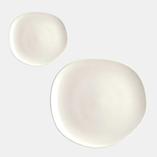 Plato llano porcelana Tango. 29 x 27,5 cm - 6 Uds. - Klimer
