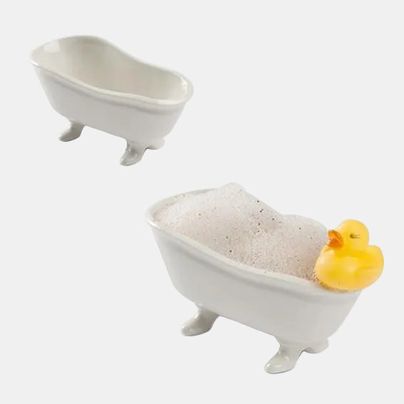 Bañera de porcelana para coctel. Spa Drink. 15 x 7 x 7 cm. 175 ml - 1 Ud. - Klimer