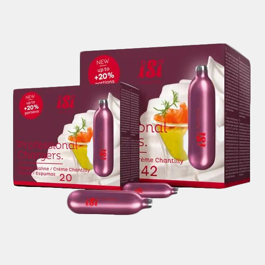 Cargas profesionales sifón crema (360 ud) Precio ud 0,60€ - Klimer