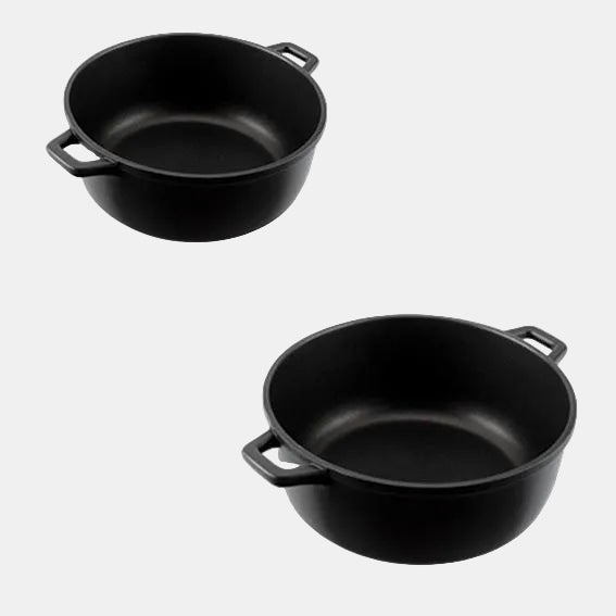 Cazuela alta sin tapa de aluminio fundido. Varias medidas - 1 Ud. - Klimer