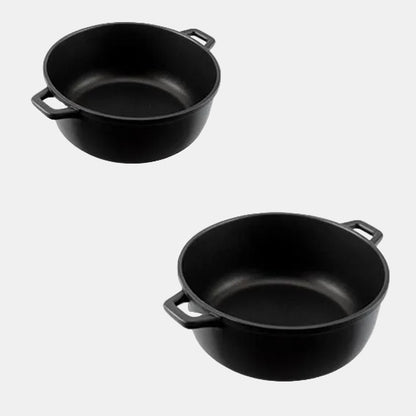 Cazuela alta sin tapa de aluminio fundido. Varias medidas - 1 Ud. - Klimer