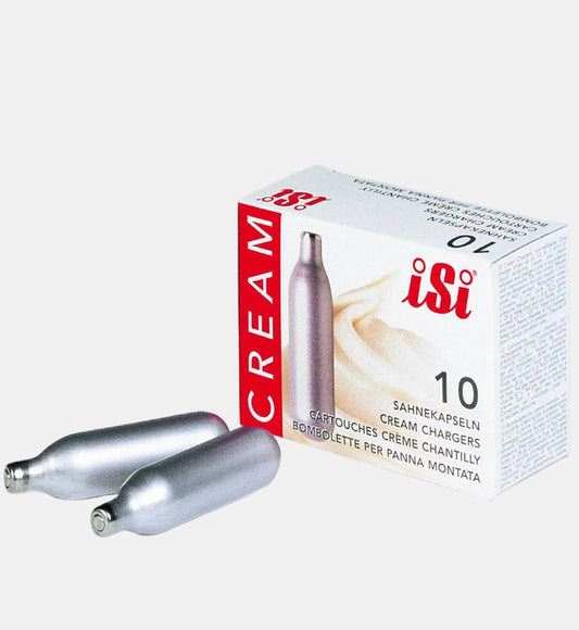 Cargas de sifón crema (10 Uds) Precio ud. 0,80€ - Klimer