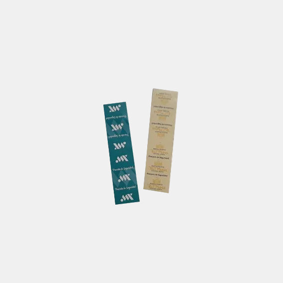 Precinto adhesivo personalizado a color. 12 x 3 cm. Varias cantidades. - Klimer
