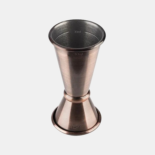 Medidor doble acero inox mate 2/4 cl. Varios colores - 1 Ud. - Klimer