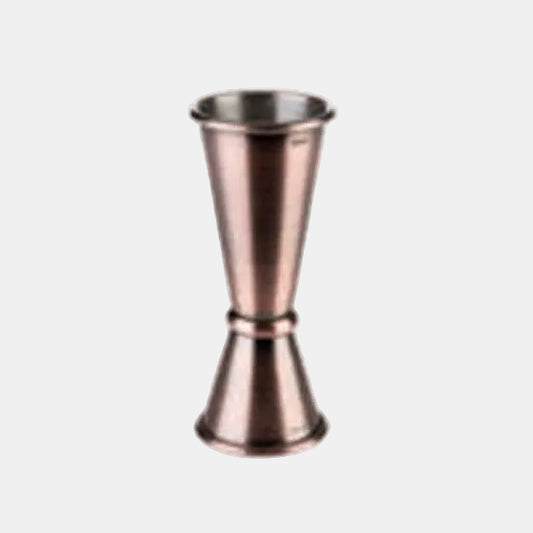 Medidor doble acero inox mate 2,5/5 cl. Varios colores - 1 Ud. - Klimer