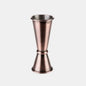 Medidor doble acero inox mate 2,5/5 cl. Varios colores - 1 Ud. - Klimer