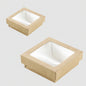 Caja de cartón kraft con ventana. Varias medidas y unidades. - Klimer