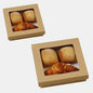 Caja de cartón kraft con ventana. Varias medidas y unidades. - Klimer