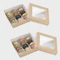 Caja de cartón kraft con ventana. Varias medidas y unidades. - Klimer