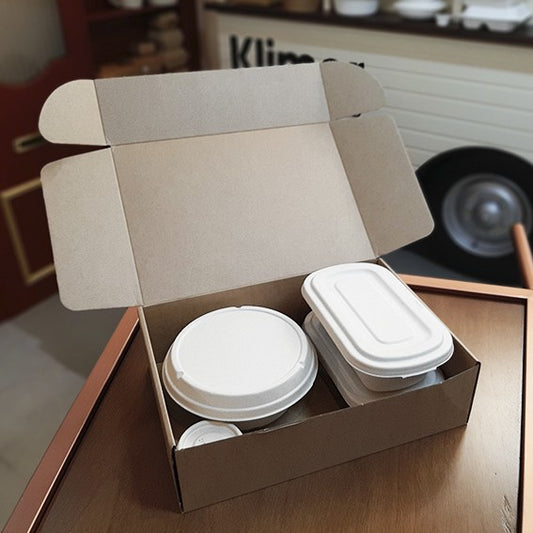 Caja mixta de cartón kraft para entregas microcanal. Varias medidas y unidades - 100 Uds. - Klimer