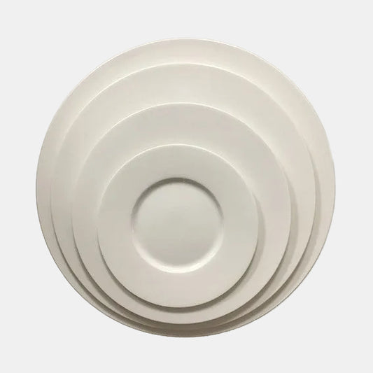 Plato llano Bone China. Varias medidas - 6 Uds. - Klimer