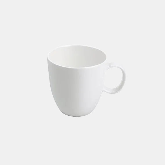 Taza de café Perla Siloxiht blanca. 23 cl - 4 Uds. - Klimer