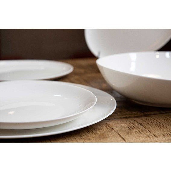 Ensaladera Perla Siloxiht blanca. ø25 x 5,5 cm - 4 Uds. - Klimer