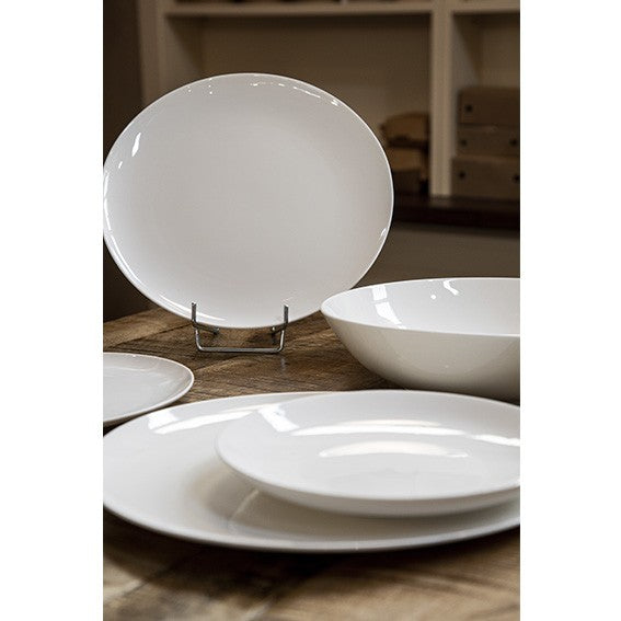 Plato degustación Perla Siloxiht blanca. 27,5 x 13 x 4 cm - 4 Uds. - Klimer