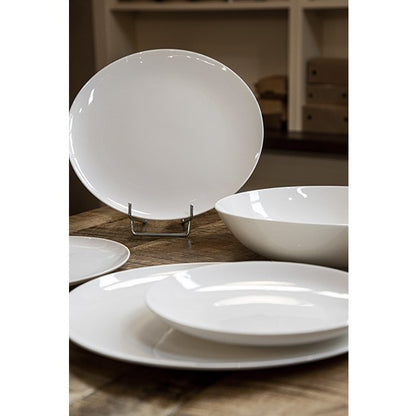 Plato degustación Perla Siloxiht blanca. 27,5 x 13 x 4 cm - 4 Uds. - Klimer