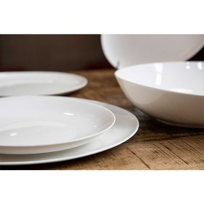 Plato llano Perla Siloxiht blanca. Varias medidas - 4 Uds. - Klimer