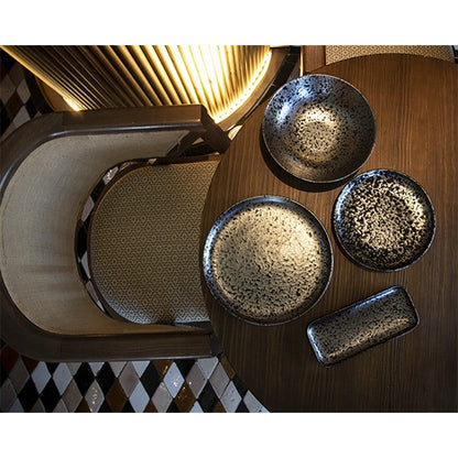 Bowl de porcelana Oxido Black. Varias medidas - 4 Uds. - Klimer