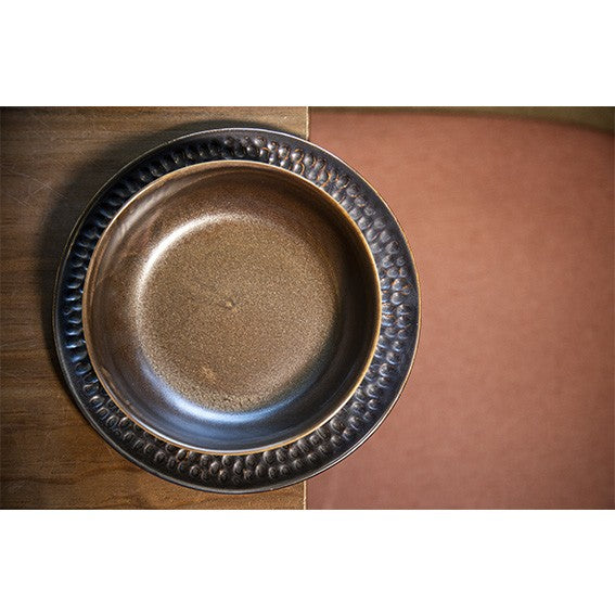 Bowl porcelana Brass cobre. ø16 x 4,5 cm - 4 Uds. - Klimer