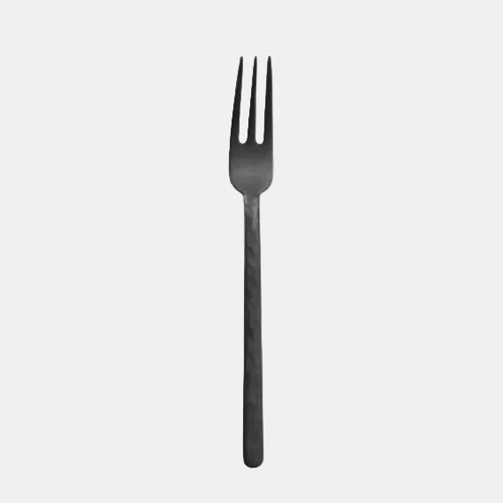 Cubertería acero inox mate Kodai Vintage Black - 12 Uds. - Klimer