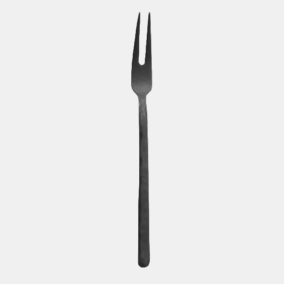 Cubertería acero inox mate Kodai Vintage Black - 12 Uds. - Klimer